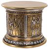 Design Toscano Egyptian Karnak Temple Side Table and Statuary Pedestal NE200038